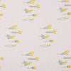 125cm Width Little Yellow Flower Brach Embroidery Cotton Fabric