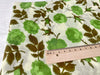 140cm Width x 95cm Length Freshly Green Branch Foliage Print Cotton Fabric