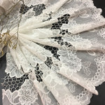 50cm Width x 190cm Length Premium Vintage Hollow out Floral Embroidery Lace Fabric Trim