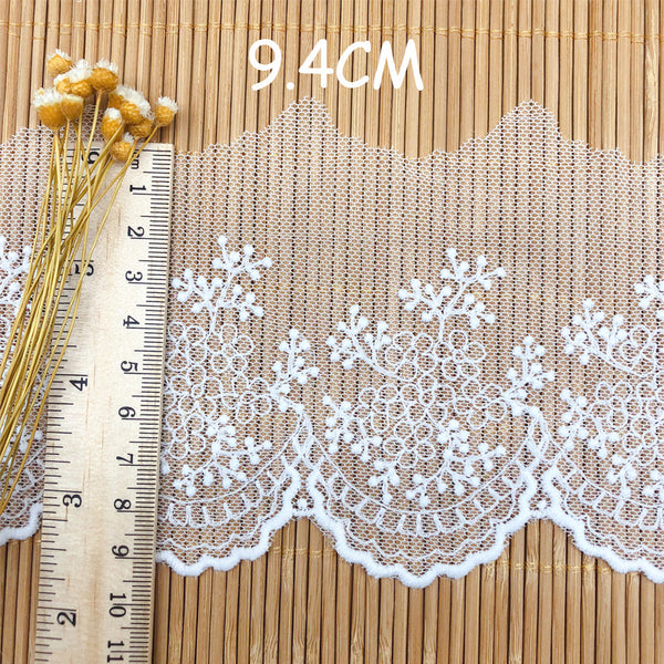 White Cotton Lace 2 cm Premium Cotton -  – The