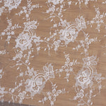 150cm Width Vine Flowrer Branch Floral Embroidery Lace Fabric by the Yard