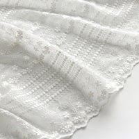 125 Width x 95cm Length Retro Vine Floral Embroidery Lace Fabric