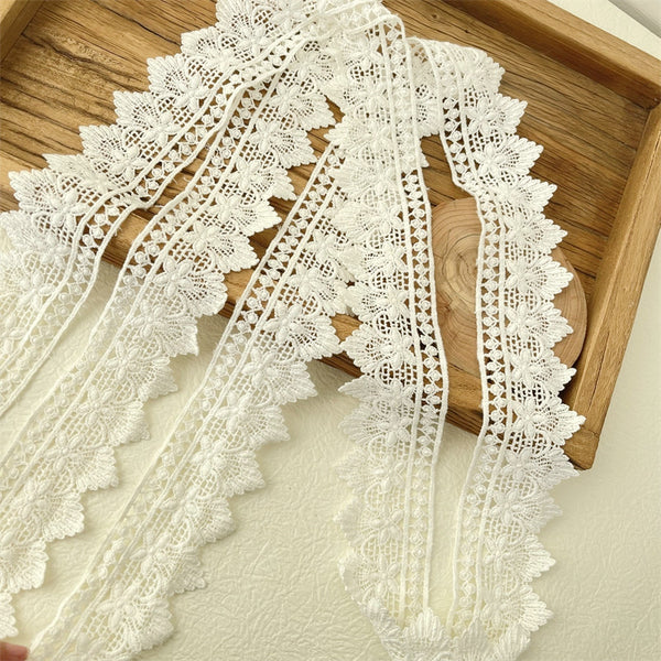 4 Yards x 5cm Width Vintage Cotton Lace Ribbon – iriz Lace