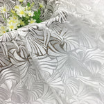 130cm Width x 90cm Length Abstract Floral Embroidery Lace Fabric