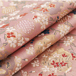 70cm Width x 95cm Length Premium Jacquard Floral Embroidery Brocade Fabric Kimono Fabric